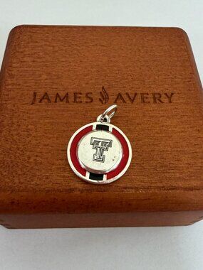 James Avery Enamel Texas Tech University School Spirit Charm